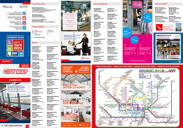 Hamburg City Map | Rückseite